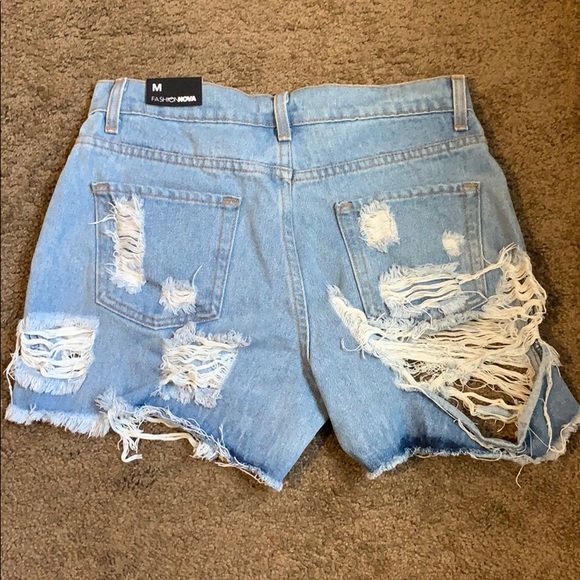 Fashion Nova Distressed Shorts - Picture 2 of 6